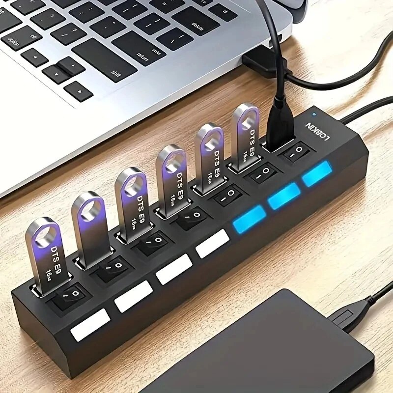 Multi Port Usb Hub - High Speed 4/7 Ports USB HUB