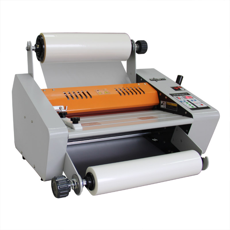 Laminator A3 Hot - 380 360 mm breite doppelseitige Hot-Roll-Laminiermaschine.