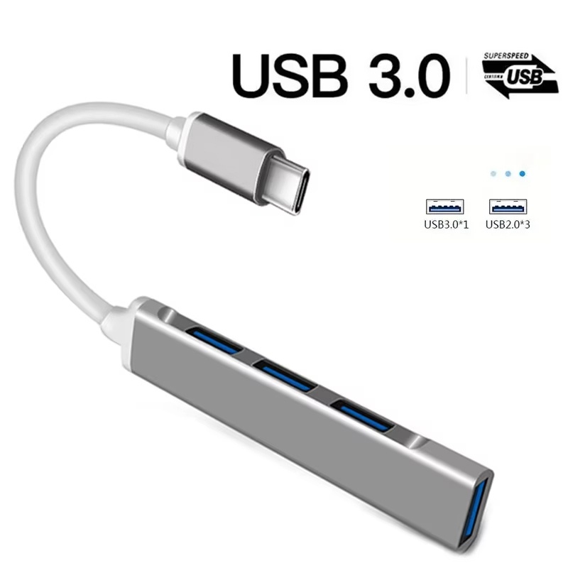 Multi Port Usb Hub - 4-Port USB 3.0 Hub Typ-C Hub