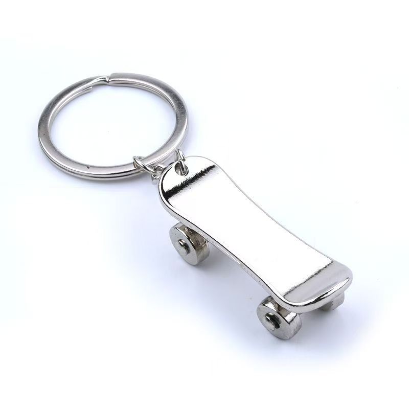 Office Hi Tech - Kreativer Finger-Skateboard-Schlüsselanhänger Rucksackanhänger Schlüsselring EDC Cooles