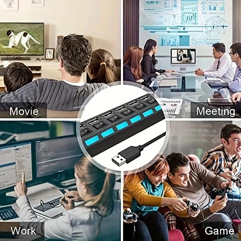 High Speed 4/7 Ports USB HUB 2 – Multi Port Usb Hub Bewertung und Preis