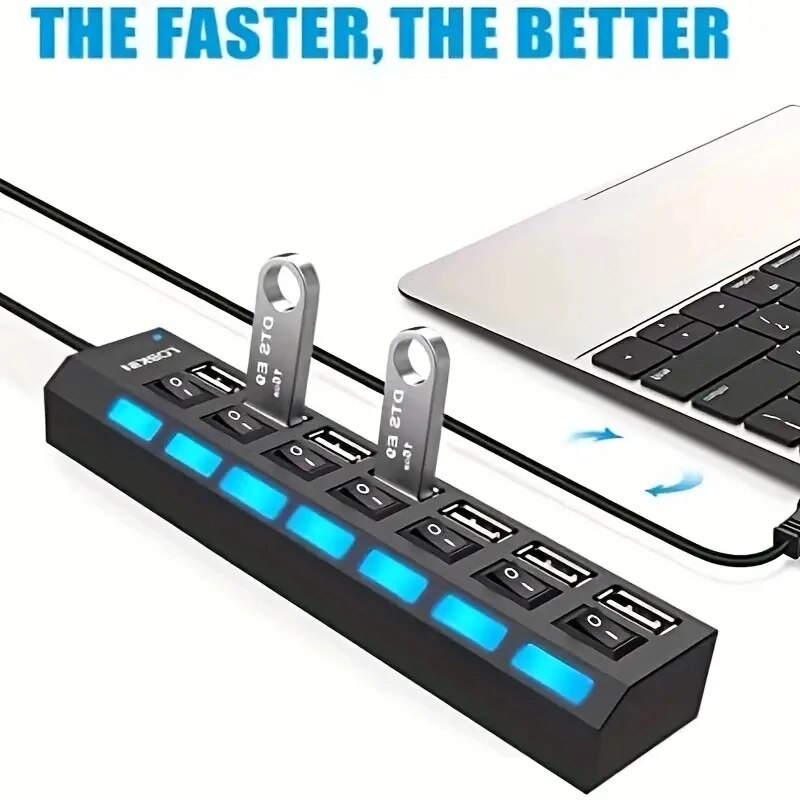 High Speed 4/7 Ports USB HUB 2 – Multi Port Usb Hub Bewertung und Preis