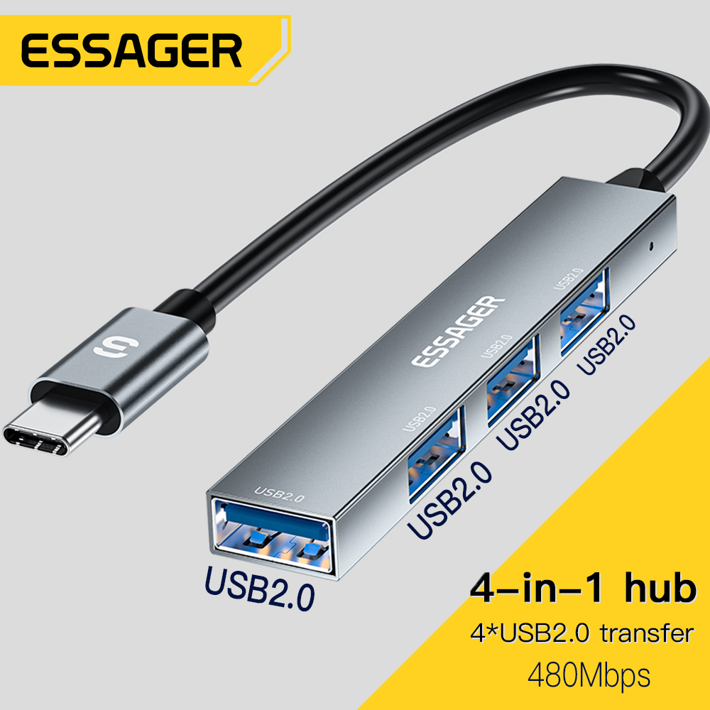 Essager 4-in-1-USB-C-Kabel-Hub – Multi Port Usb Hub Bewertung und Preis