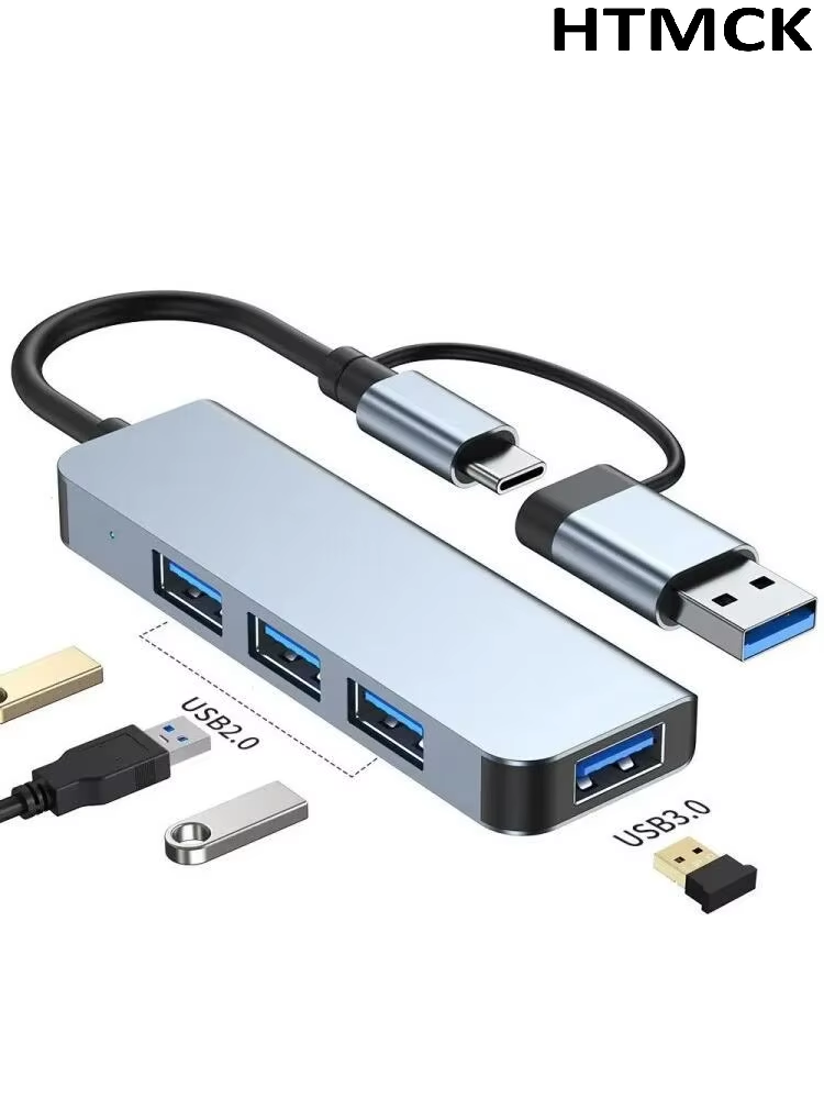 8-in-2 USB-C-Hub Multiport-Doc – Multi Port Usb Hub Bewertung und Preis
