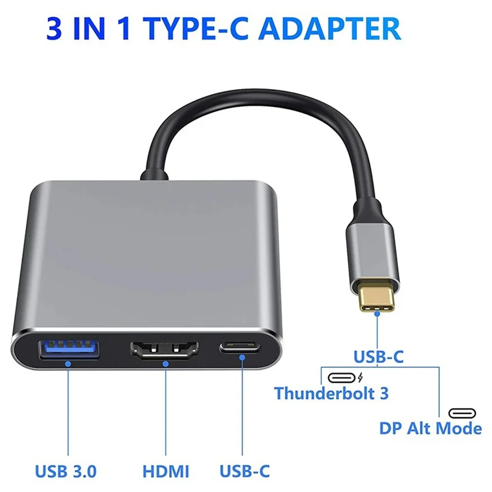 USB-C-Hub 3-in-1 Multiport-Ada – Multi Port Usb Hub Bewertung und Preis